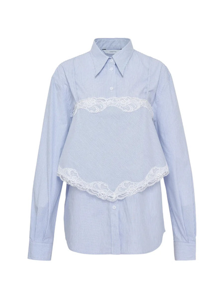  Pushbutton Camisa A Rayas - Azul 