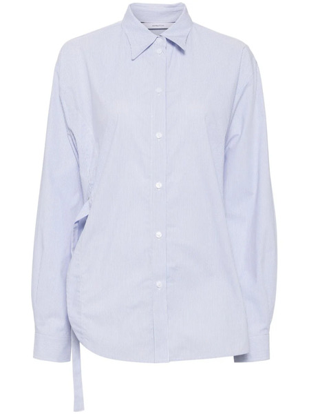  Pushbutton Camisa Oversize A Rayas - Azul 