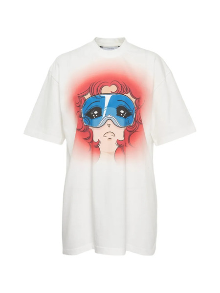  Pushbutton Camiseta Con Estampado Gráfico - Blanco 