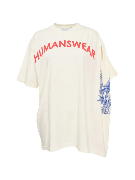  Pushbutton Camiseta Con Hombros Fruncidos - Blanco 
