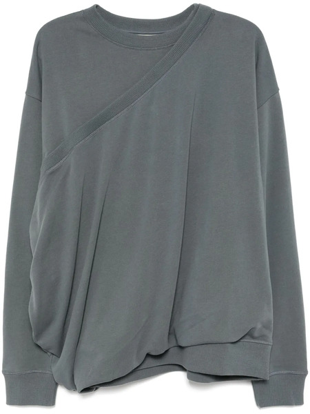  Qasimi Sudadera Drapeada - Gris 