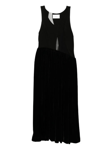  Quetsche Vestido De Paneles Transparente - Negro 