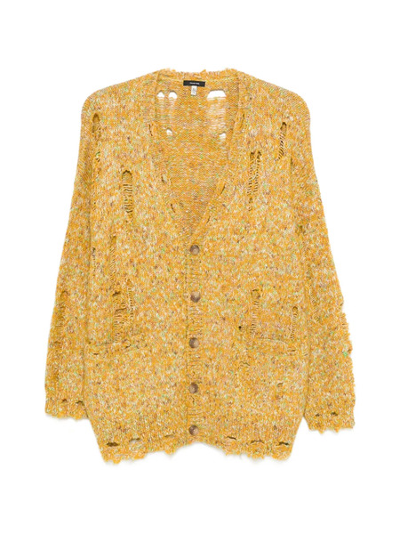  R13 Cárdigan Con Botones - Amarillo 