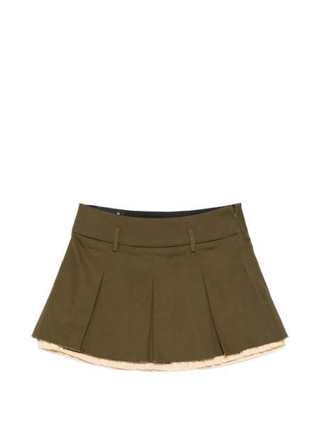  R13 Falda Corta Plisada - Verde 