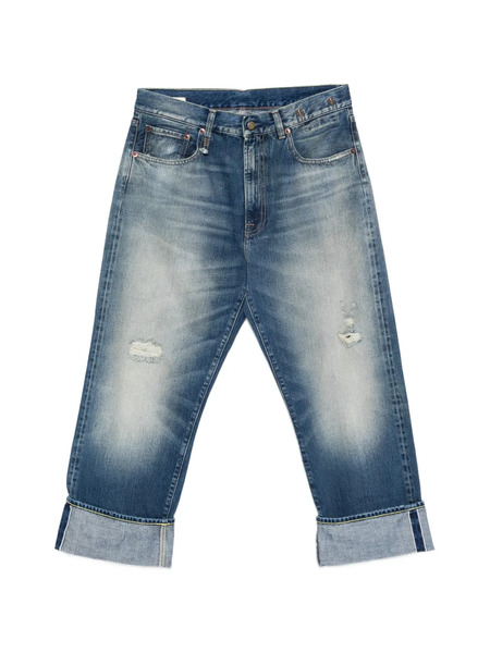  R13 Vaqueros Capri Cuffed X-boyfriend - Azul 
