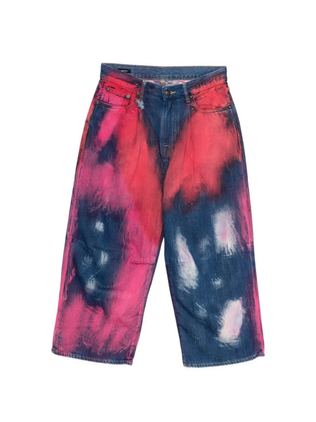  R13 Vaqueros Con Motivo Tie-dye - Rosa 
