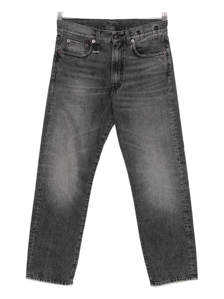  R13 Vaqueros Con Parche Del Logo - Negro 
