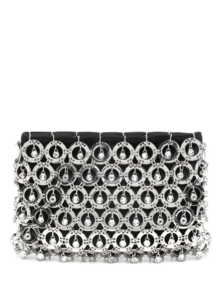  Rabanne Bolso De Mano Con Disco Metalizado - Negro 