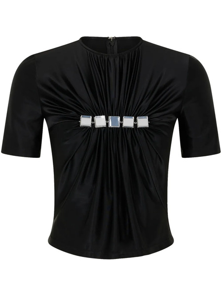  Rabanne Top Con Efecto Drapeado - Negro 