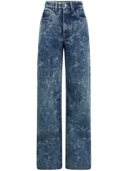  Rabanne Vaqueros Anchos Con Efecto Lavado - Azul 