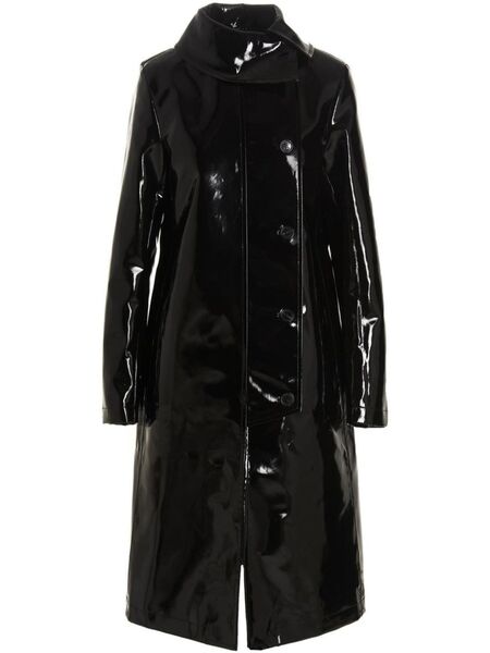  Raf Simons Gabardina De Vinilo - Negro 