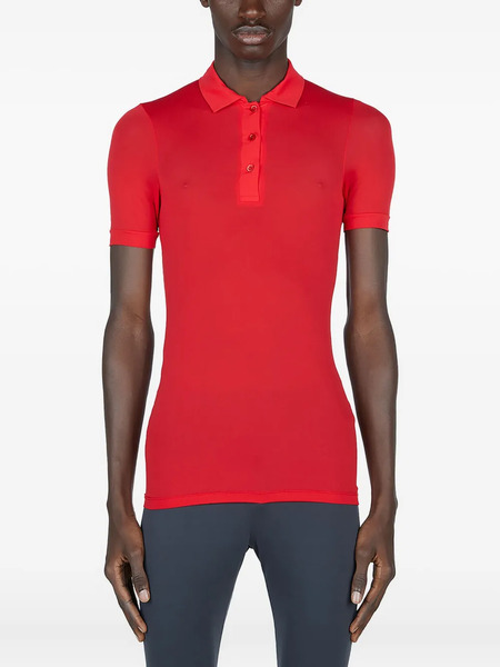  Raf Simons Polo Con Botones - Rojo 
