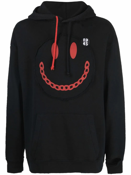  Raf Simons Sudadera Con Capucha De Raf Simons X Smiley - Negro 