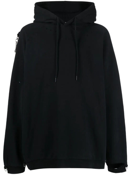  Raf Simons Sudadera Con Capucha Y Estampado - Negro 