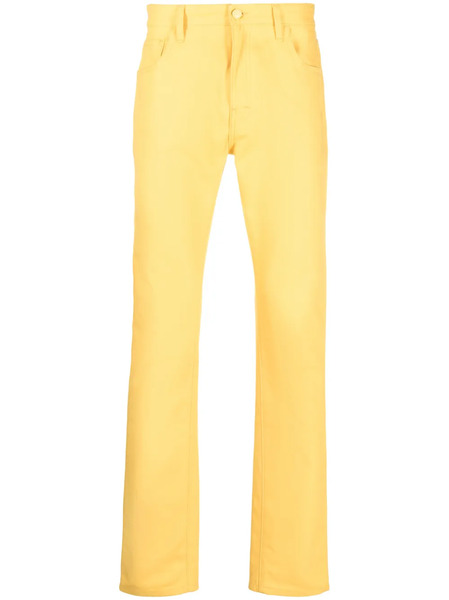  Raf Simons Vaqueros Slim - Amarillo 