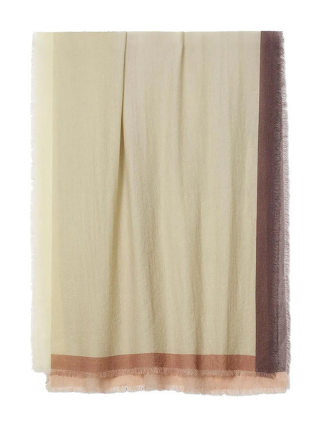  Rag & Bone Astrid Border-fringed Scarf - Neutro 