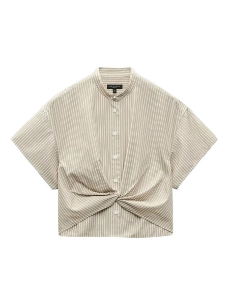  Rag & Bone Camisa A Rayas - Gris 