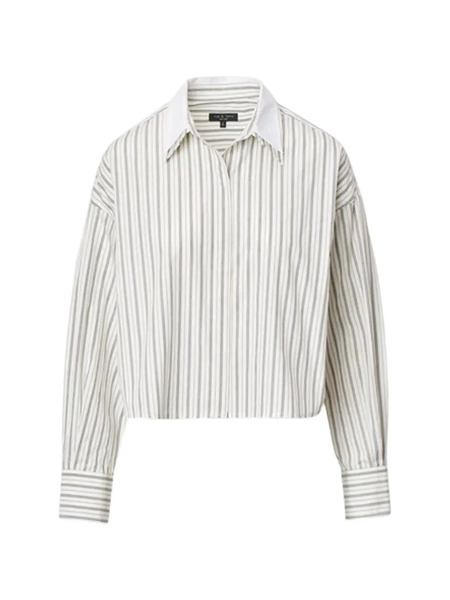 Rag & Bone Camisa Marin A Rayas - Neutro 