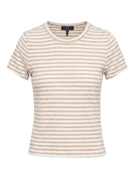  Rag & Bone Camiseta A Rayas - Blanco 