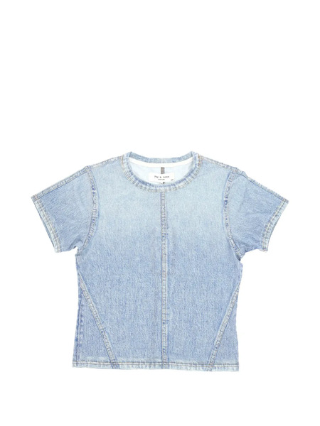  Rag & Bone Camiseta Con Estampado Vaquero - Azul 
