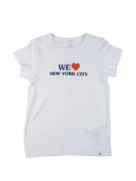  Rag & Bone Camiseta Con Letras - Blanco 