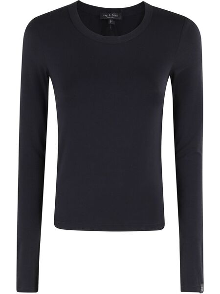  Rag & Bone Camiseta De Modal - Negro 
