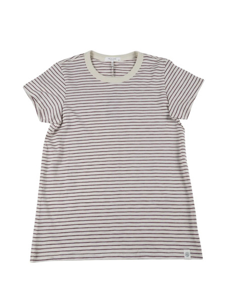  Rag & Bone Camiseta Slub A Rayas - Neutro 