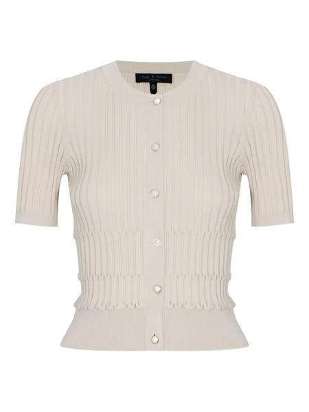  Rag & Bone Cárdigan Stacey De Canalé - Blanco 