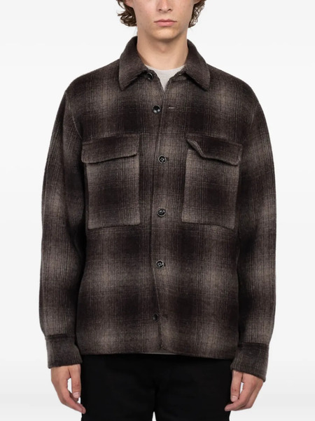  Rag & Bone Chaqueta A Cuadros Con Bolsillo - Marrón 