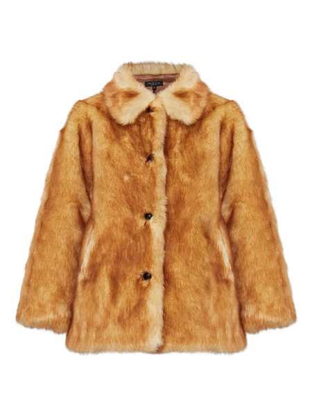  Rag & Bone Chaqueta Brenna De Pelo Artificial - Marrón 