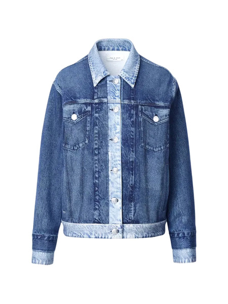  Rag & Bone Chaqueta Trucker Oversize - Azul 