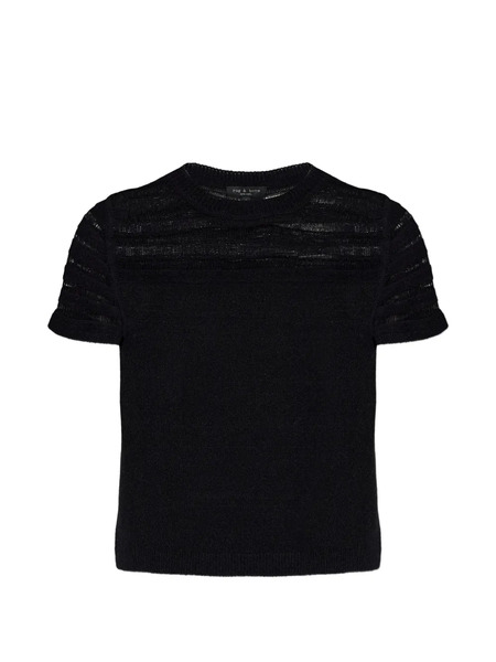  Rag & Bone Jersey Con Costuras - Negro 