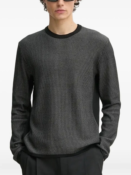  Rag & Bone Jersey Con Cuello Redondo - Negro 