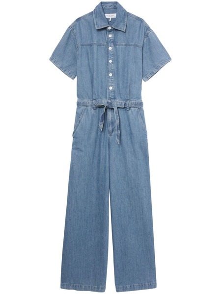  Rag & Bone Mono Vaquero Con Cinturón - Azul 