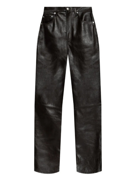  Rag & Bone Pantalones Con Paneles De Cuero - Marrón 