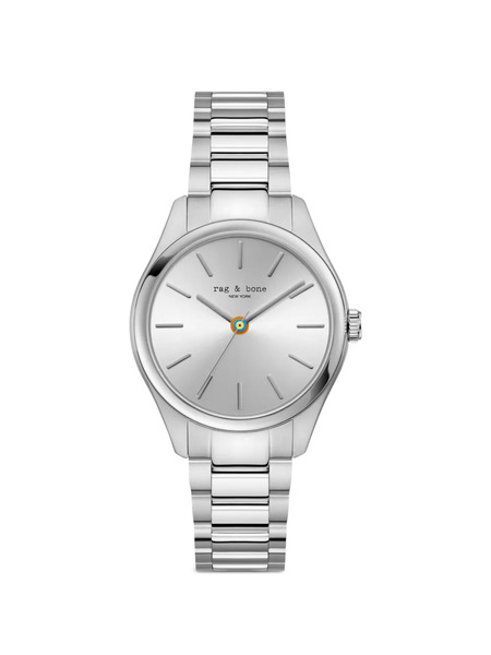  Rag & Bone Reloj Dean De 38 Mm - Plateado 