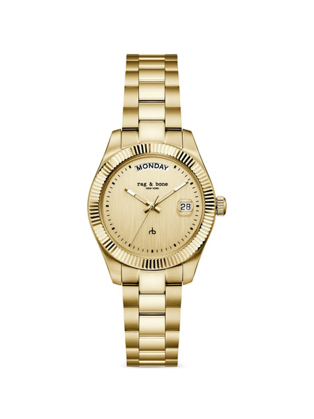  Rag & Bone Reloj Lex De 34 Mm - Dorado 