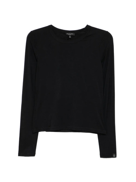  Rag & Bone Top De Manga Larga - Negro 