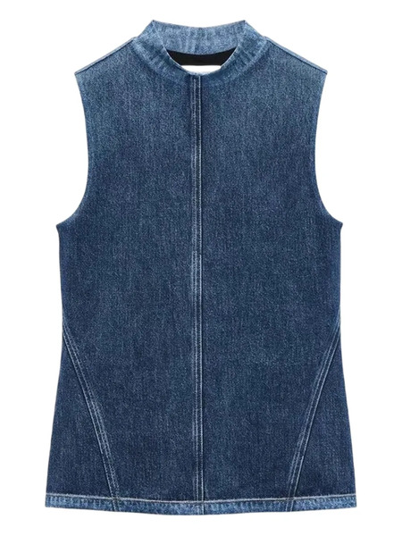  Rag & Bone Top Miramar Sin Mangas - Azul 