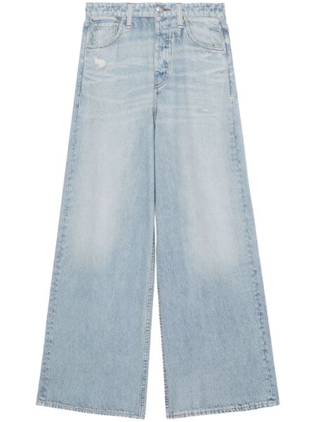  Rag & Bone Vaqueros Anchos De Talle Medio - Azul 