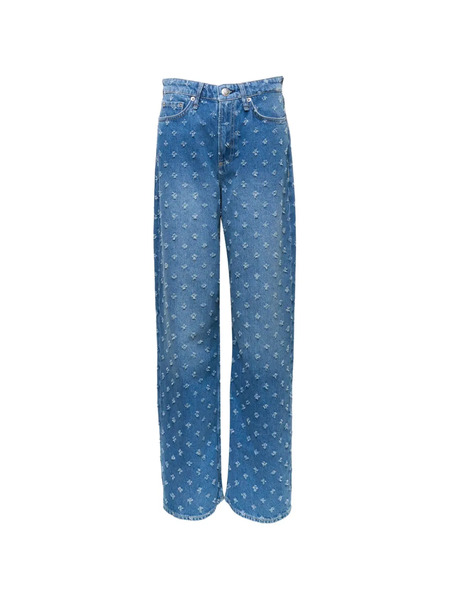  Rag & Bone Vaqueros Anchos Logan - Azul 
