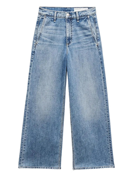  Rag & Bone Vaqueros Con Cierre De Botón - Azul 