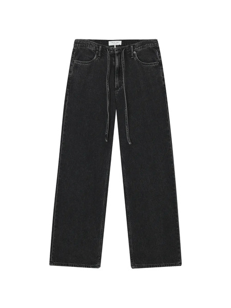  Rag & Bone Vaqueros Con Cintura Con Cordones - Negro 