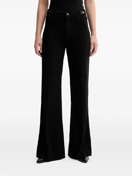  Rag & Bone Vaqueros Con Detalle De Cadena - Negro 