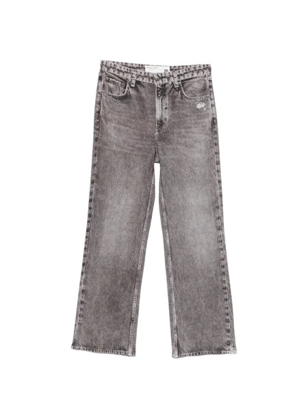  Rag & Bone Vaqueros Raven Con Efecto Envejecido - Gris 