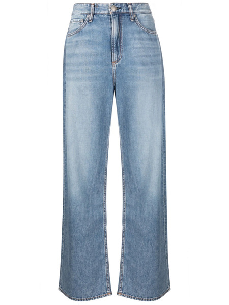  Rag & Bone Vaqueros Rectos - Azul 