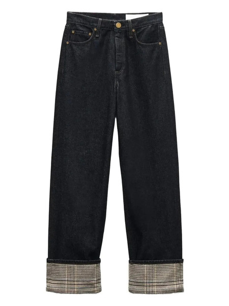  Rag & Bone Vaqueros Shea A Cuadros - Azul 