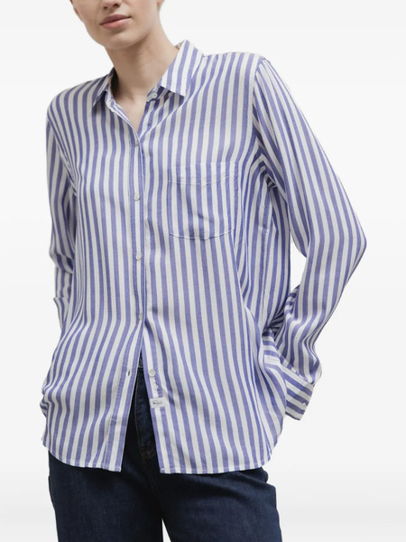  Rails Camisa Wren A Rayas - Azul 