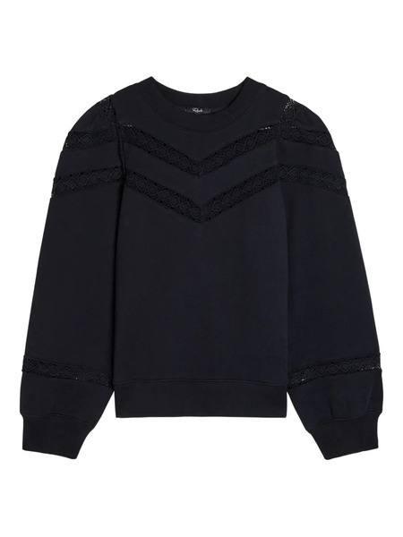  Rails Sudadera Isles Con Canesú De Encaje - Negro 