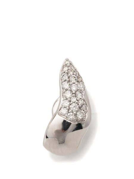  Rainbow K Pendientes Con Diamantes - Plateado 